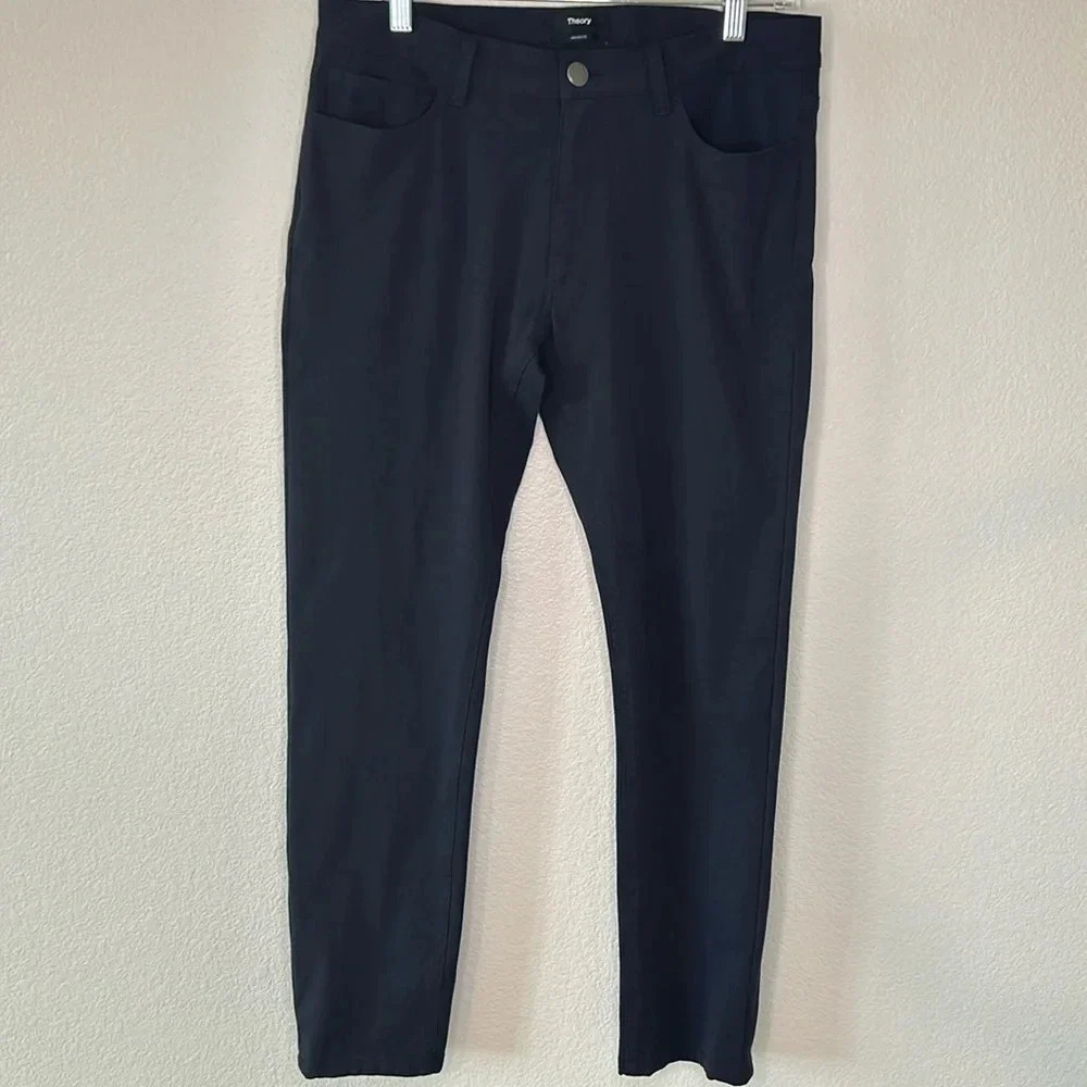 Theory mens navy raffi slim fit pants size 31